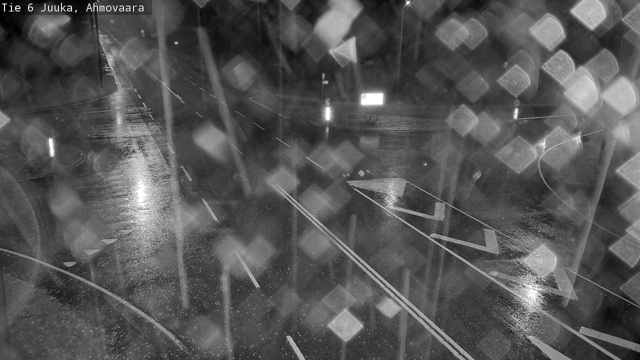Weather Camera Image Väg 6 Juga, Ahmovaara, Juuka, Pohjois-Karjala
