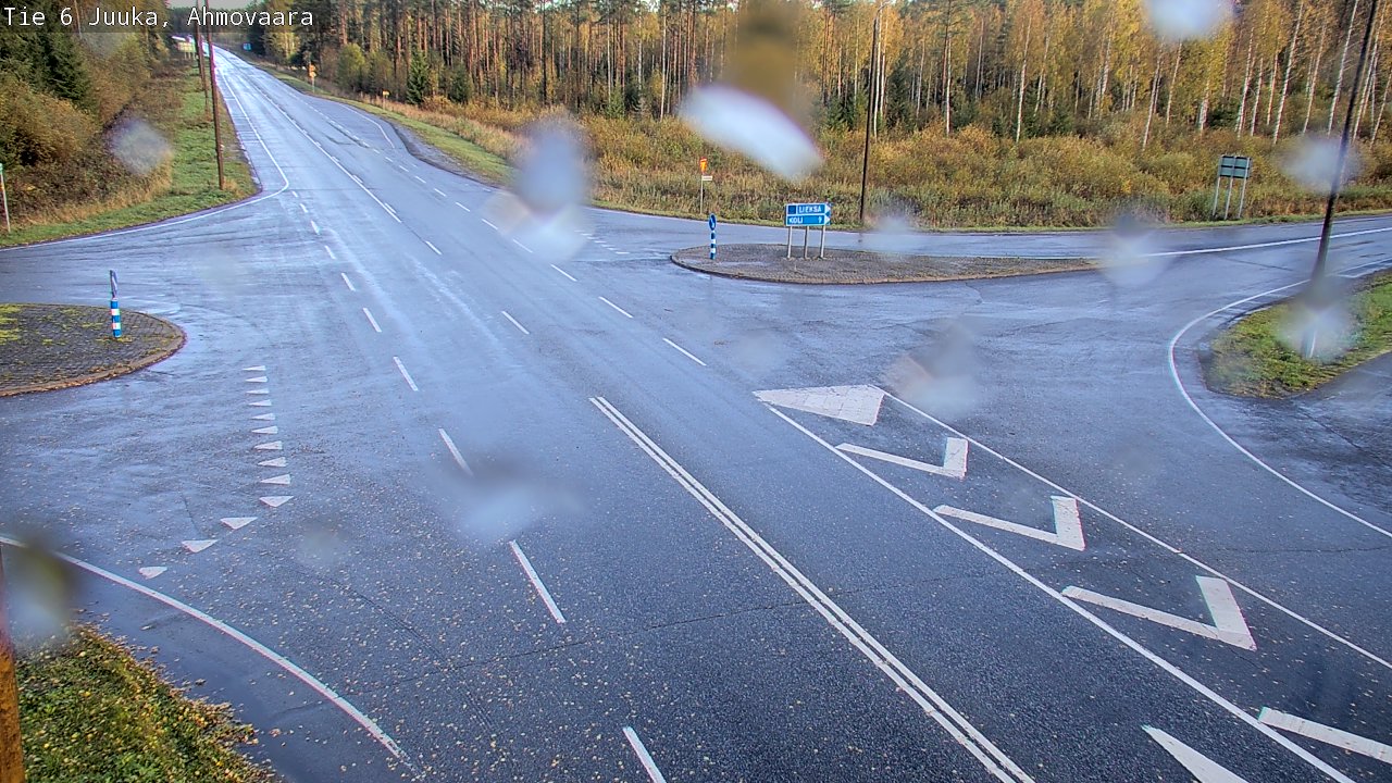Weather Camera Image Väg 6 Juga, Ahmovaara, Juuka, Pohjois-Karjala