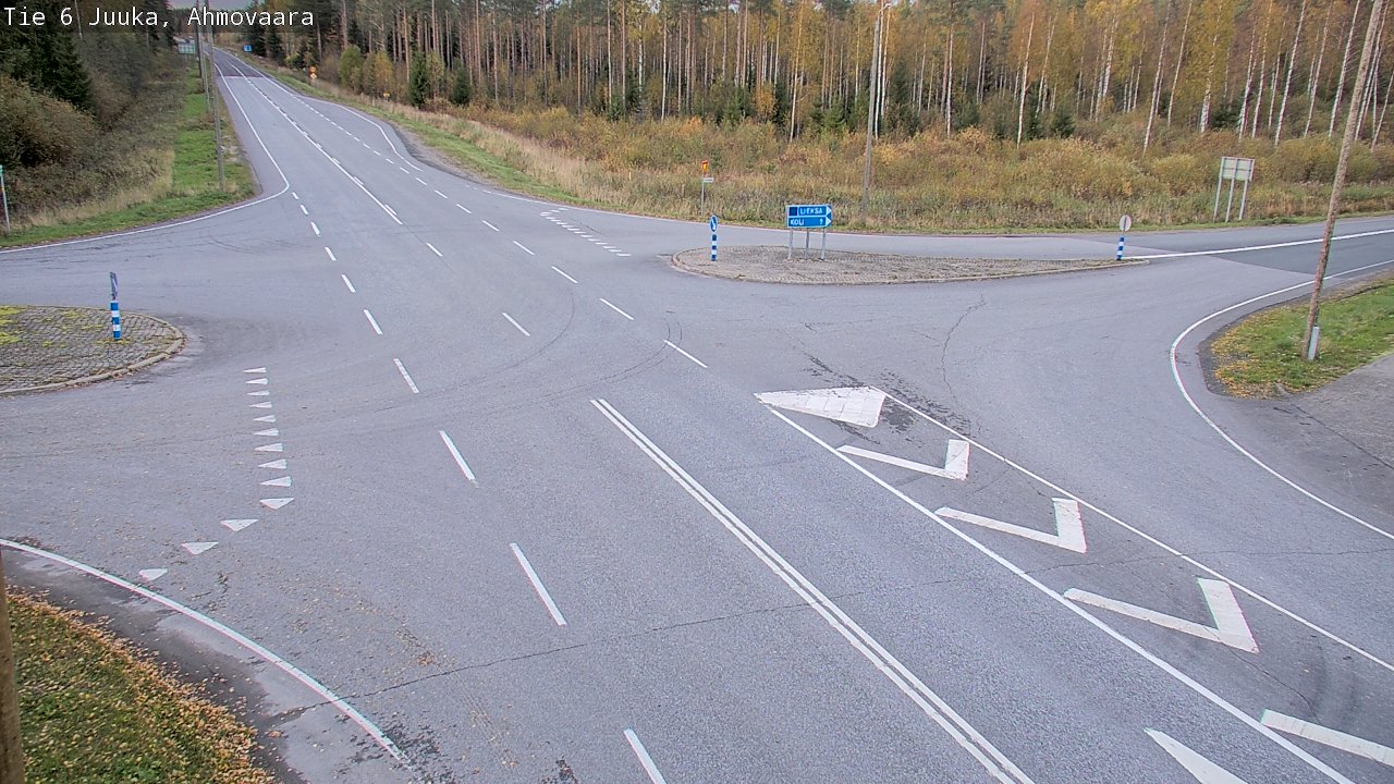 Weather Camera Image Road 6 Juuka, Ahmovaara, Juuka, Pohjois-Karjala