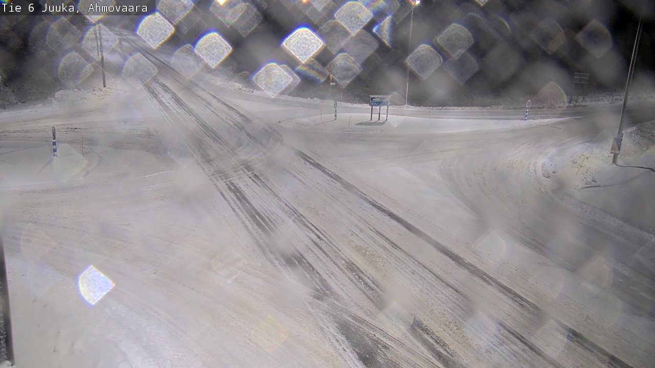 Weather Camera Image Väg 6 Juga, Ahmovaara, Juuka, Pohjois-Karjala