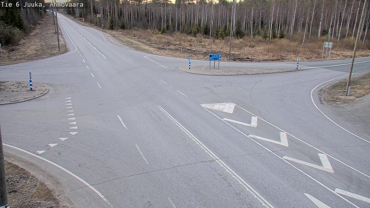 Weather Camera Image Road 6 Juuka, Ahmovaara, Juuka, Pohjois-Karjala