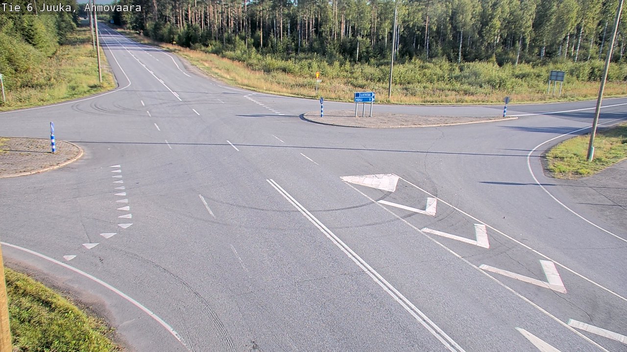 Weather Camera Image Road 6 Juuka, Ahmovaara, Juuka, Pohjois-Karjala