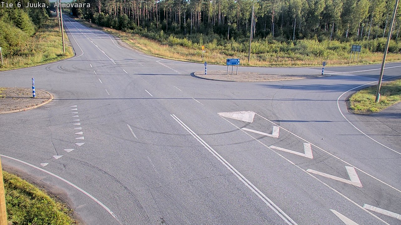 Weather Camera Image Road 6 Juuka, Ahmovaara, Juuka, Pohjois-Karjala