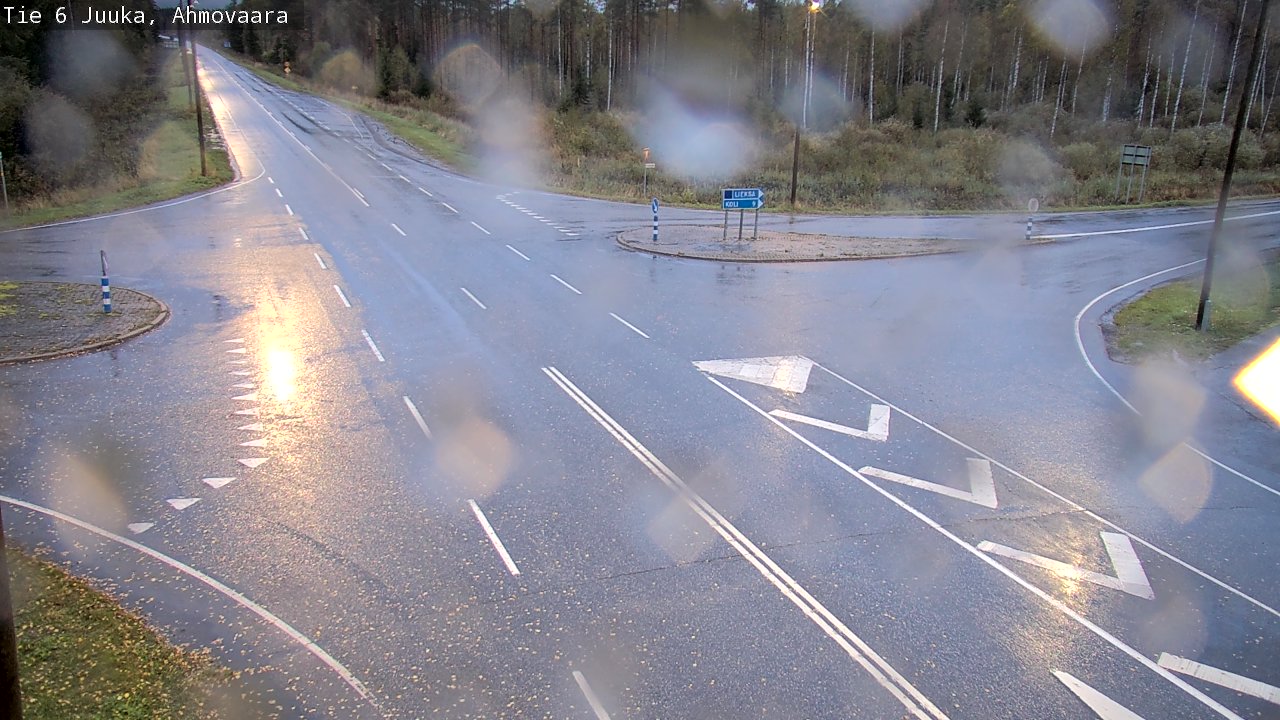 Weather Camera Image Väg 6 Juga, Ahmovaara, Juuka, Pohjois-Karjala