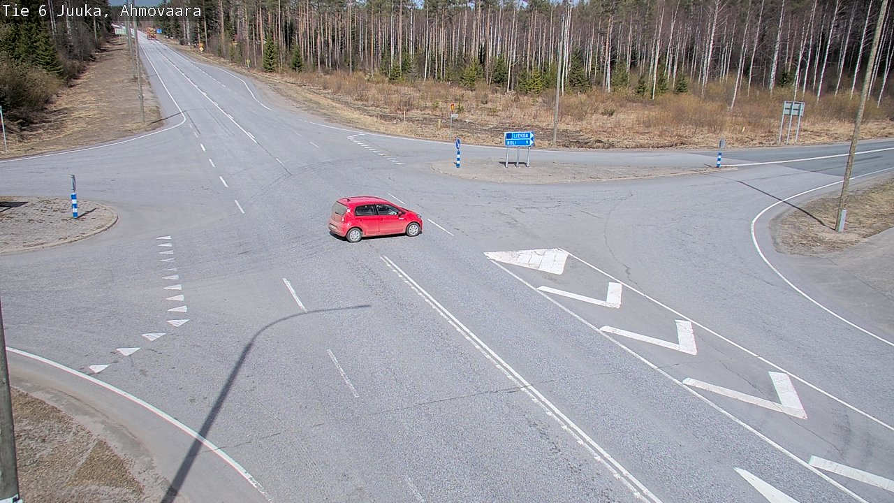Weather Camera Image Road 6 Juuka, Ahmovaara, Juuka, Pohjois-Karjala