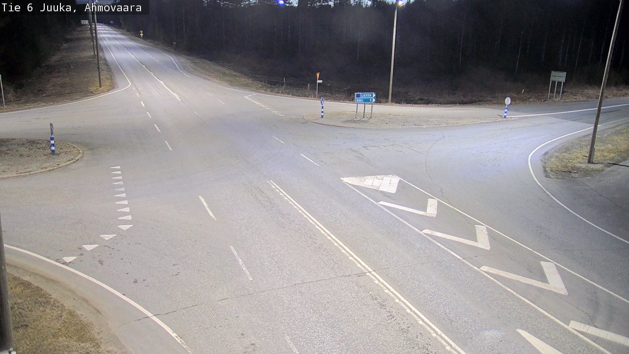 Weather Camera Image Road 6 Juuka, Ahmovaara, Juuka, Pohjois-Karjala