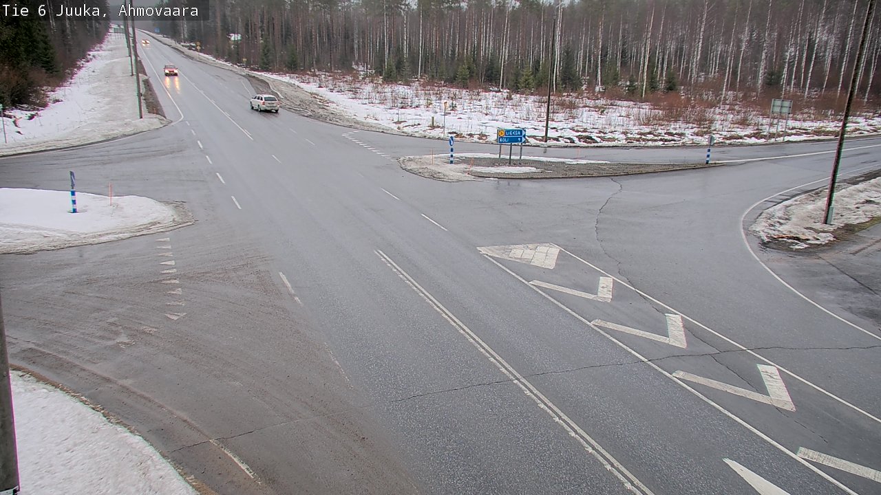 Weather Camera Image Road 6 Juuka, Ahmovaara, Juuka, Pohjois-Karjala