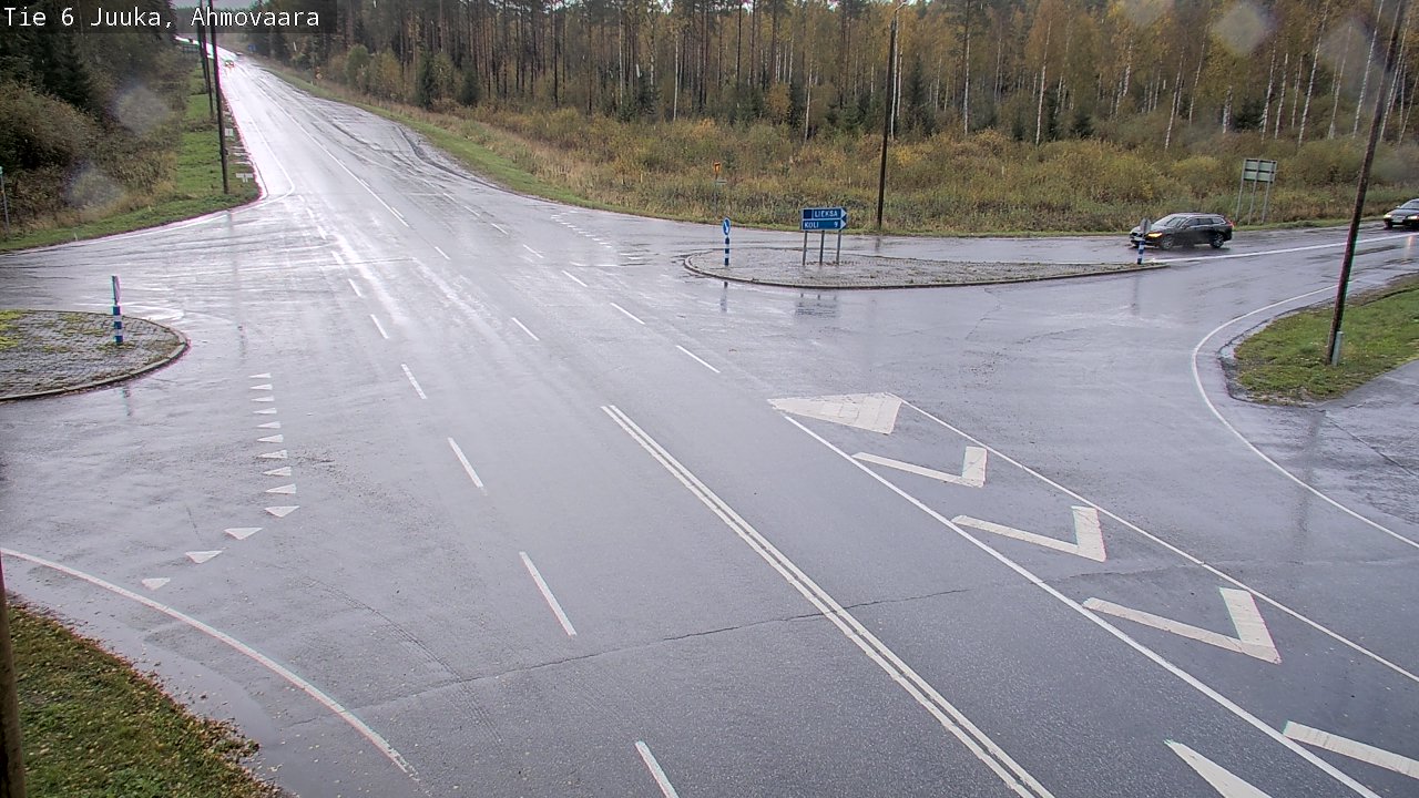 Weather Camera Image Väg 6 Juga, Ahmovaara, Juuka, Pohjois-Karjala