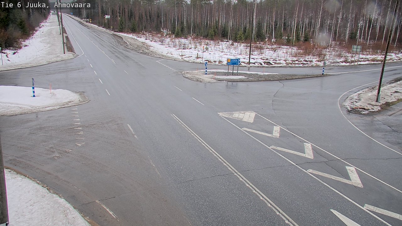 Weather Camera Image Road 6 Juuka, Ahmovaara, Juuka, Pohjois-Karjala