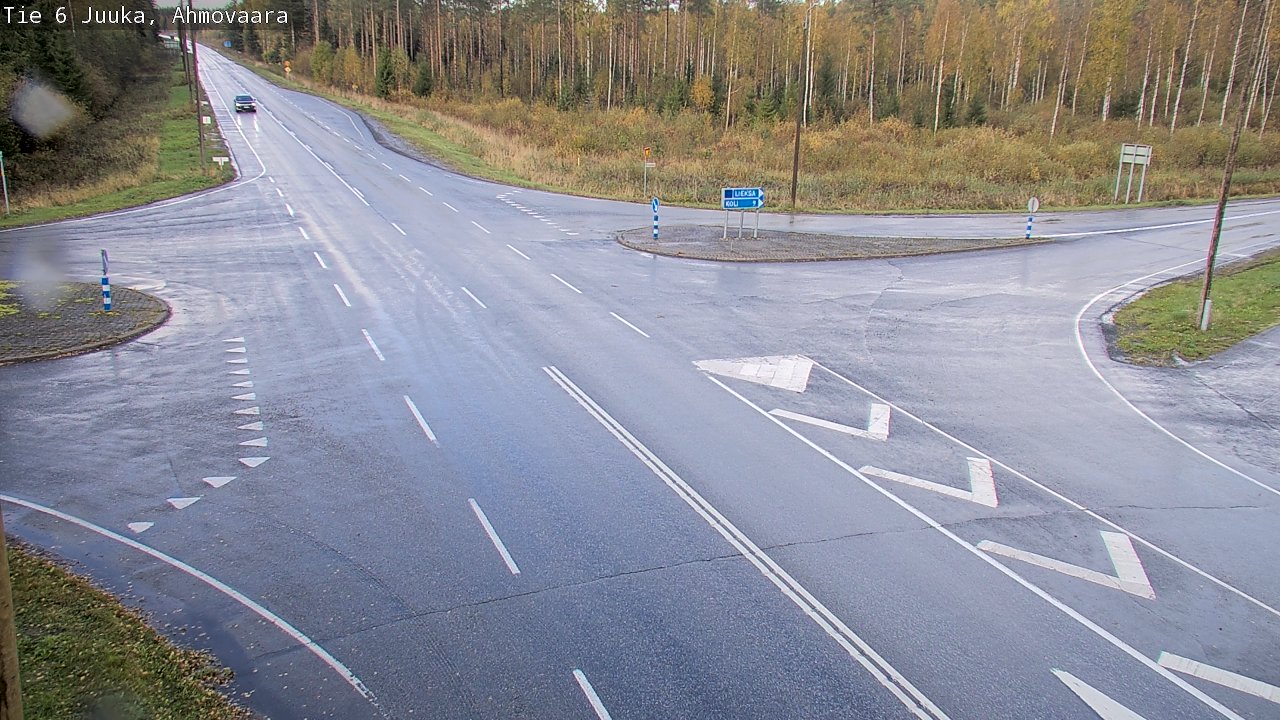 Weather Camera Image Väg 6 Juga, Ahmovaara, Juuka, Pohjois-Karjala