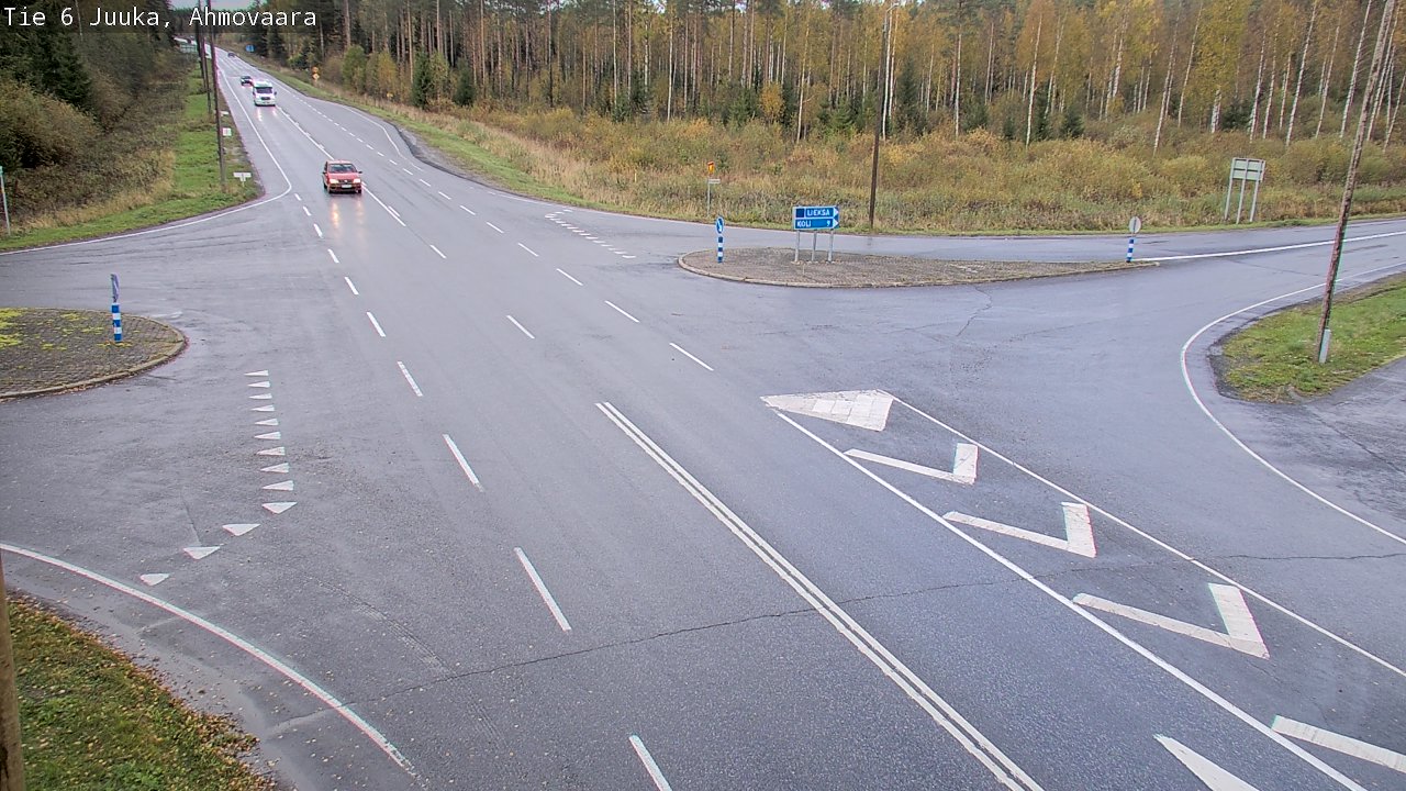 Weather Camera Image Väg 6 Juga, Ahmovaara, Juuka, Pohjois-Karjala