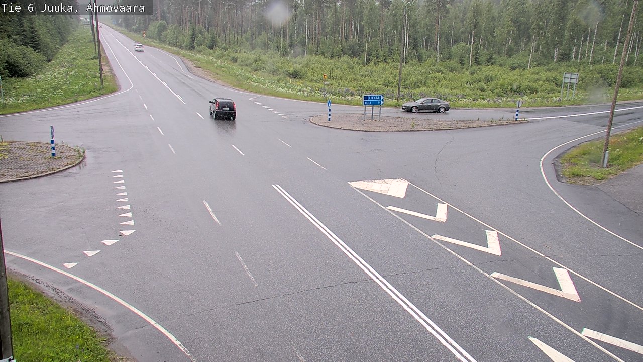 Weather Camera Image Väg 6 Juga, Ahmovaara, Juuka, Pohjois-Karjala