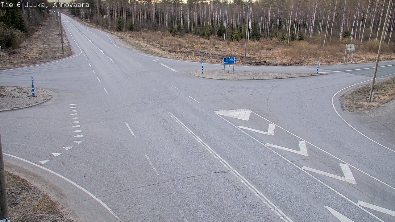 Weather Camera Image Road 6 Juuka, Ahmovaara, Juuka, Pohjois-Karjala