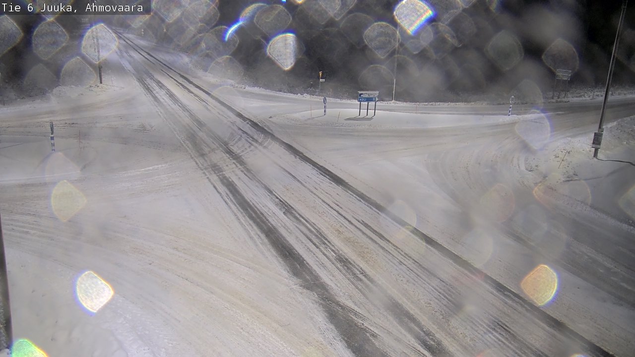 Weather Camera Image Väg 6 Juga, Ahmovaara, Juuka, Pohjois-Karjala