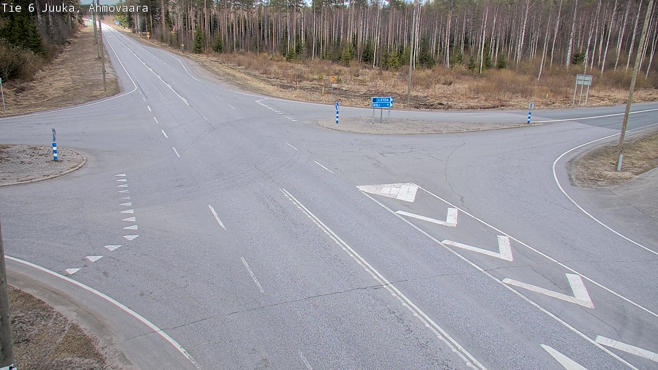 Weather Camera Image Road 6 Juuka, Ahmovaara, Juuka, Pohjois-Karjala