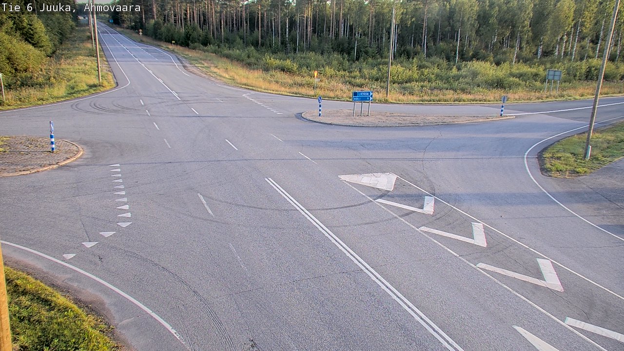 Weather Camera Image Road 6 Juuka, Ahmovaara, Juuka, Pohjois-Karjala