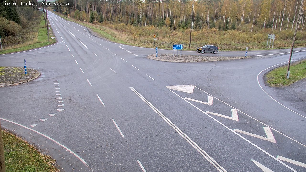Weather Camera Image Väg 6 Juga, Ahmovaara, Juuka, Pohjois-Karjala