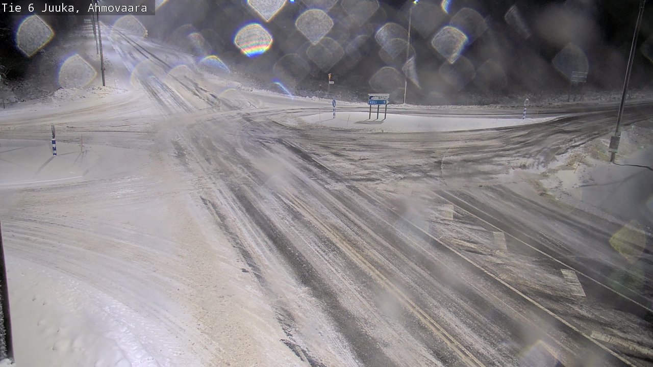 Weather Camera Image Väg 6 Juga, Ahmovaara, Juuka, Pohjois-Karjala