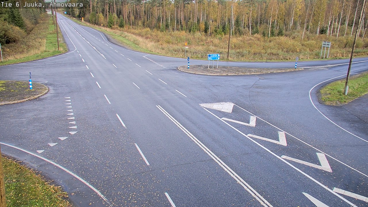 Weather Camera Image Väg 6 Juga, Ahmovaara, Juuka, Pohjois-Karjala