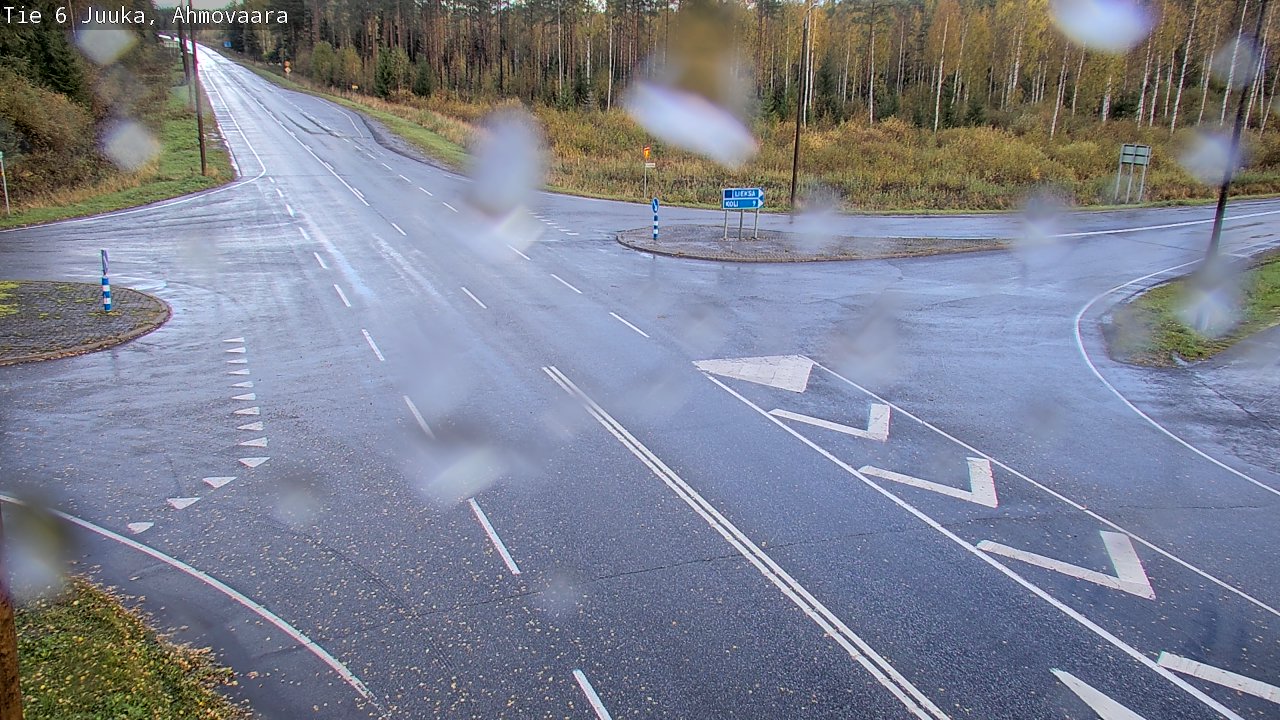 Weather Camera Image Väg 6 Juga, Ahmovaara, Juuka, Pohjois-Karjala