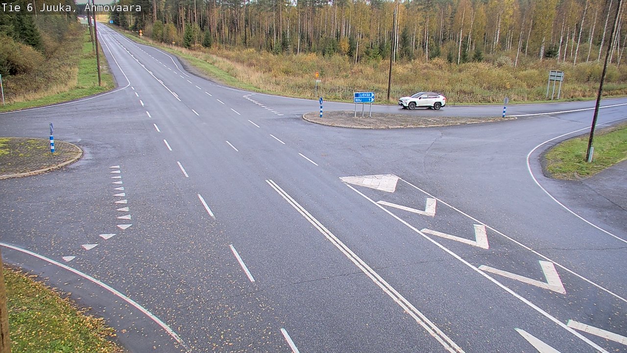 Weather Camera Image Väg 6 Juga, Ahmovaara, Juuka, Pohjois-Karjala