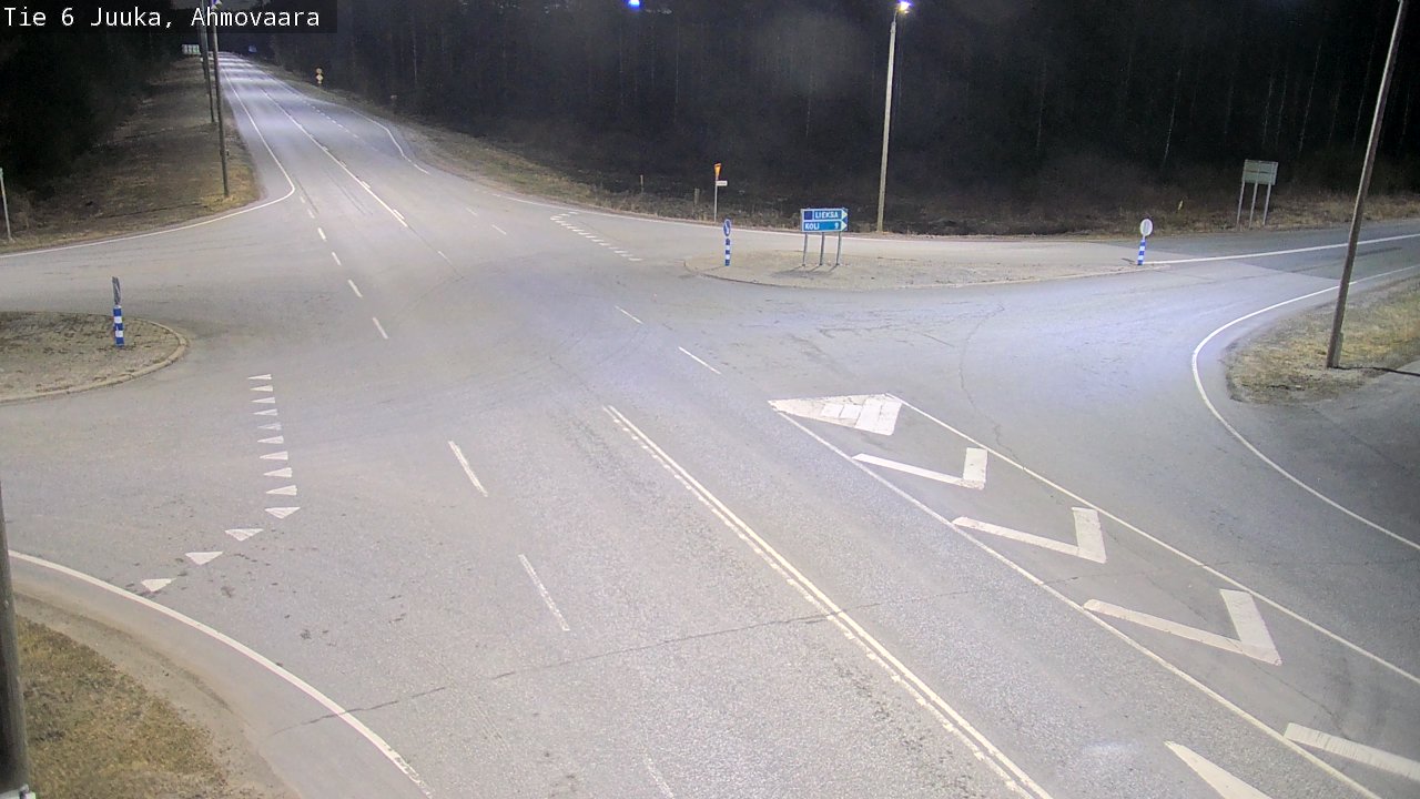 Weather Camera Image Road 6 Juuka, Ahmovaara, Juuka, Pohjois-Karjala