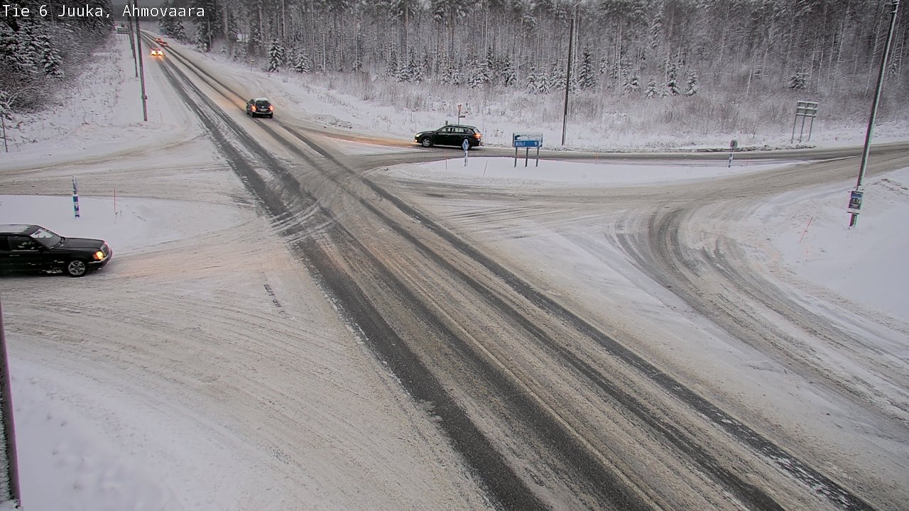 Weather Camera Image Väg 6 Juga, Ahmovaara, Juuka, Pohjois-Karjala