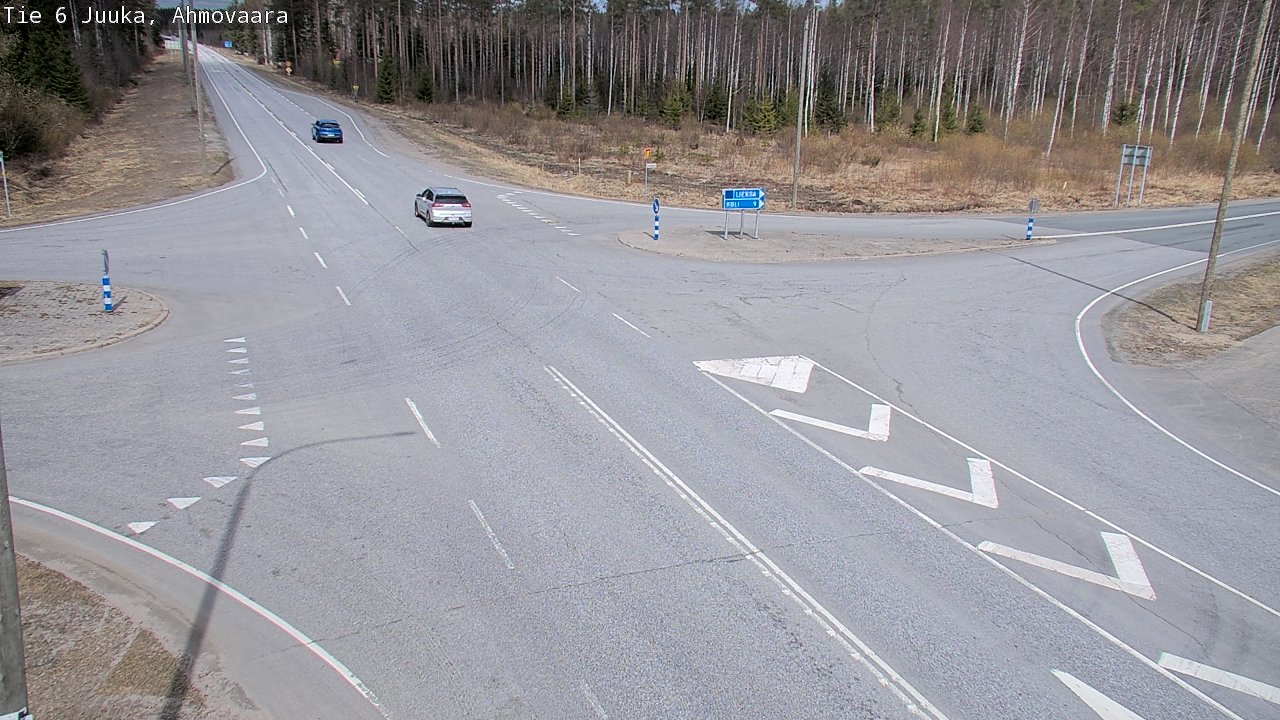 Weather Camera Image Road 6 Juuka, Ahmovaara, Juuka, Pohjois-Karjala