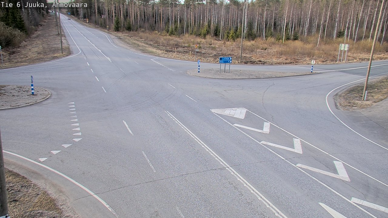Weather Camera Image Road 6 Juuka, Ahmovaara, Juuka, Pohjois-Karjala