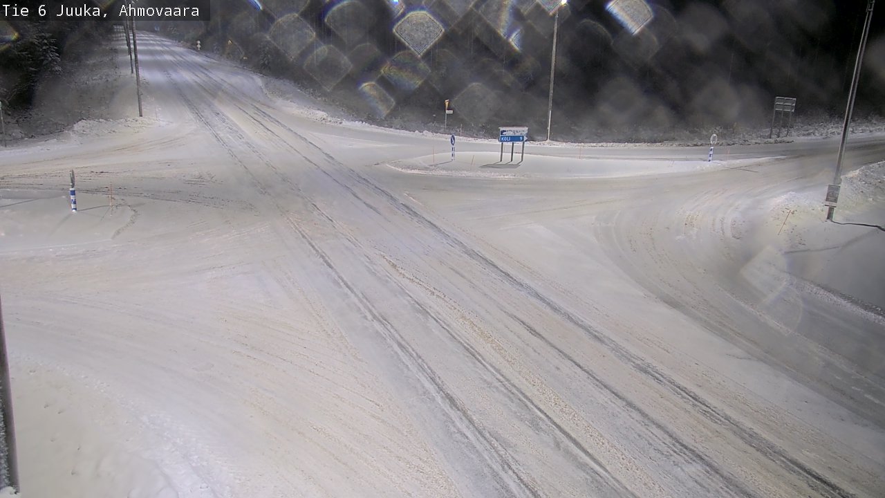 Weather Camera Image Väg 6 Juga, Ahmovaara, Juuka, Pohjois-Karjala