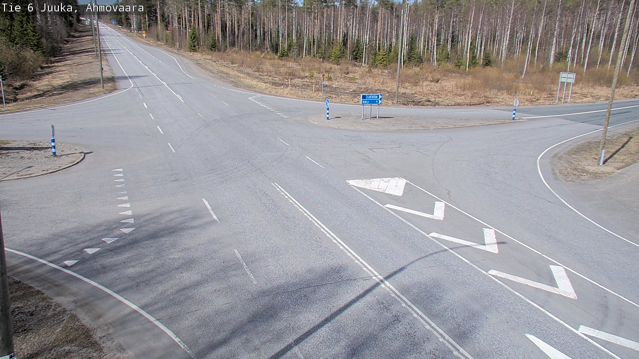 Weather Camera Image Road 6 Juuka, Ahmovaara, Juuka, Pohjois-Karjala