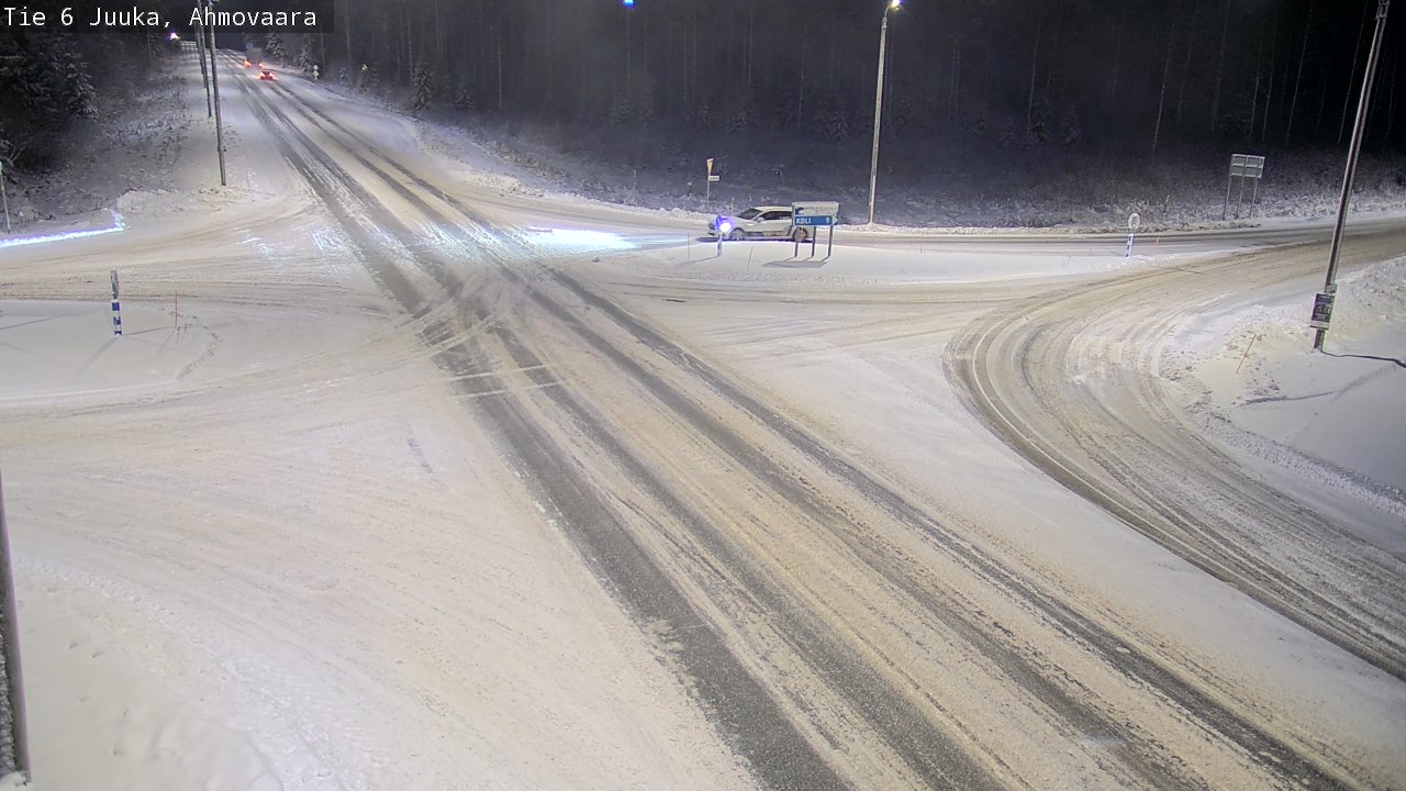 Weather Camera Image Väg 6 Juga, Ahmovaara, Juuka, Pohjois-Karjala