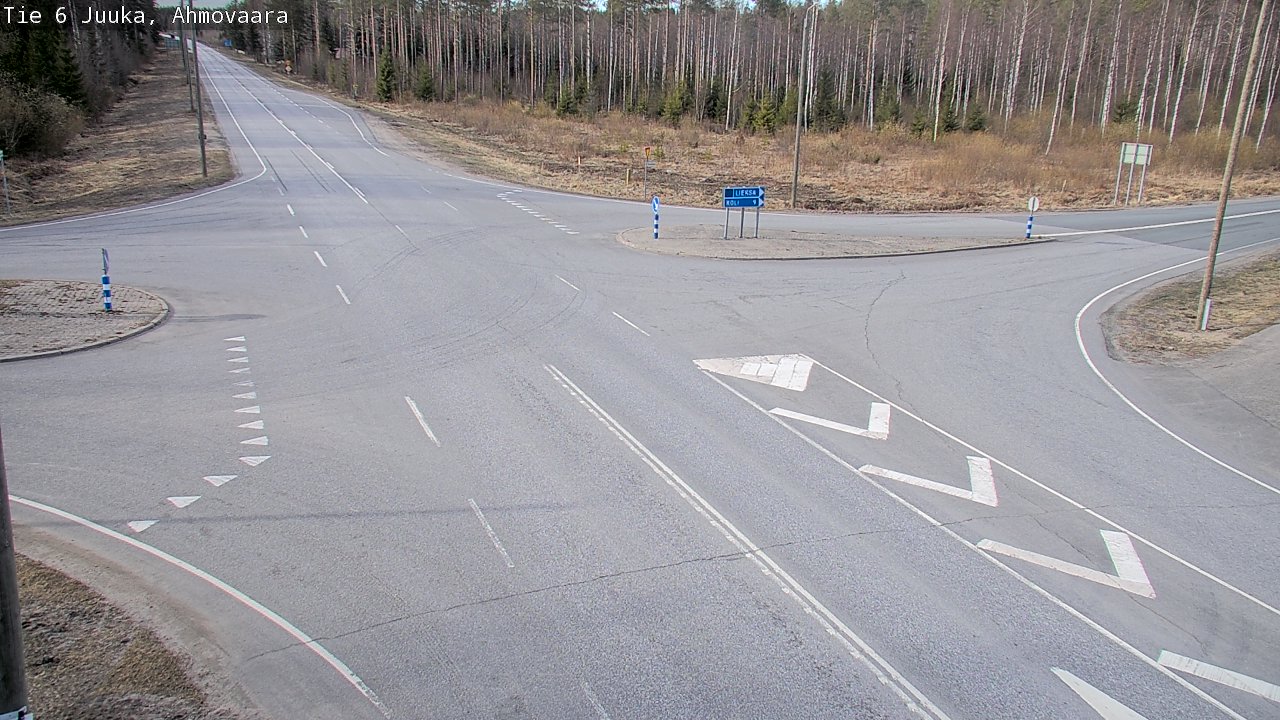 Weather Camera Image Road 6 Juuka, Ahmovaara, Juuka, Pohjois-Karjala