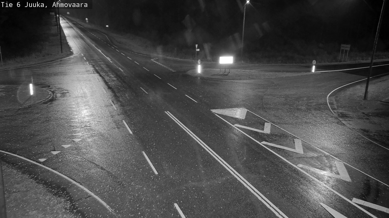 Weather Camera Image Väg 6 Juga, Ahmovaara, Juuka, Pohjois-Karjala