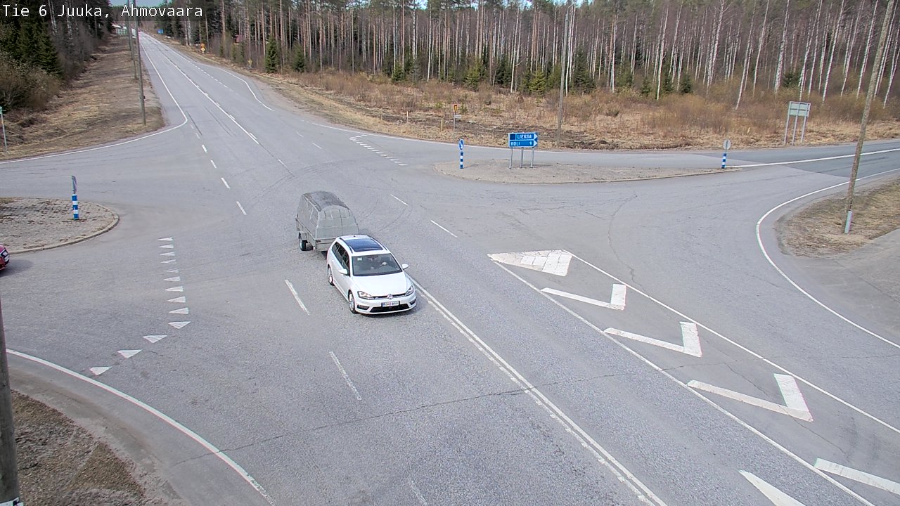 Weather Camera Image Road 6 Juuka, Ahmovaara, Juuka, Pohjois-Karjala