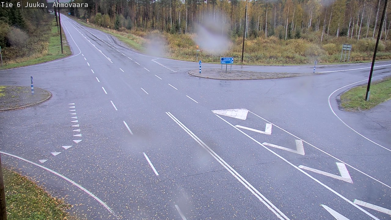 Weather Camera Image Väg 6 Juga, Ahmovaara, Juuka, Pohjois-Karjala
