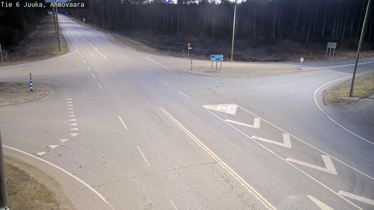 Weather Camera Image Road 6 Juuka, Ahmovaara, Juuka, Pohjois-Karjala