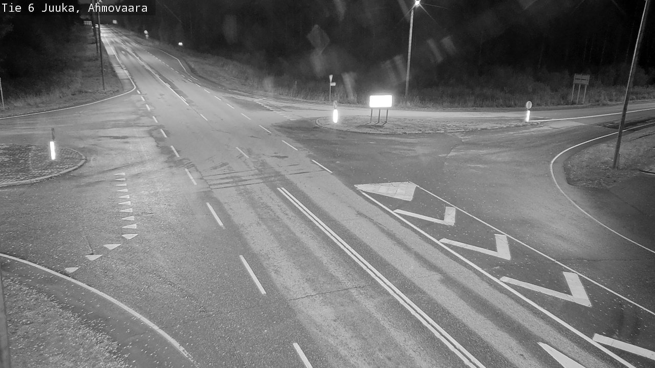 Weather Camera Image Väg 6 Juga, Ahmovaara, Juuka, Pohjois-Karjala