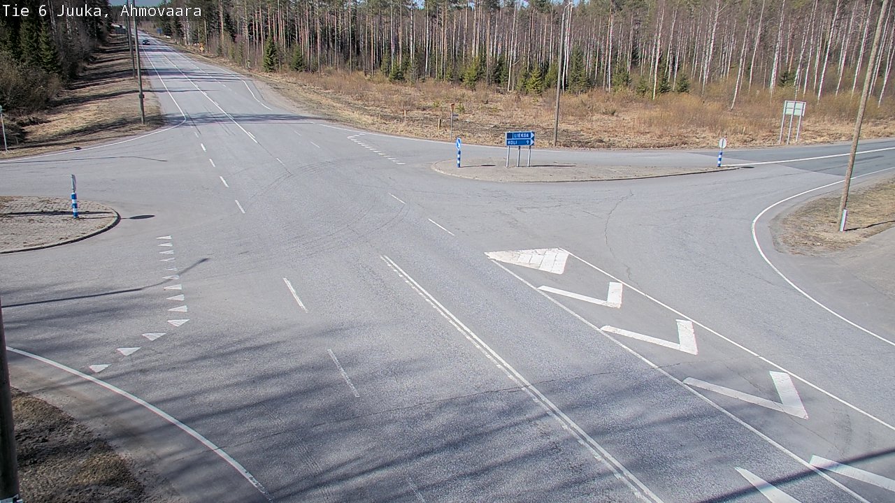 Weather Camera Image Road 6 Juuka, Ahmovaara, Juuka, Pohjois-Karjala