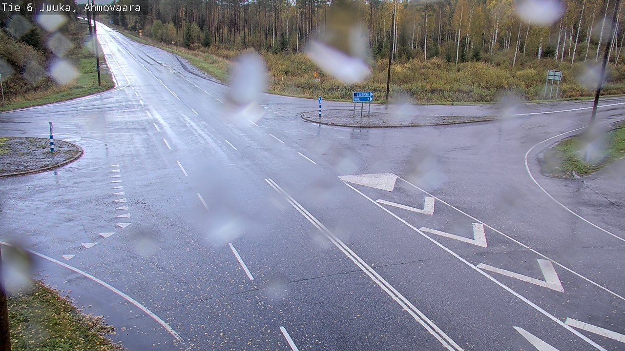 Weather Camera Image Väg 6 Juga, Ahmovaara, Juuka, Pohjois-Karjala