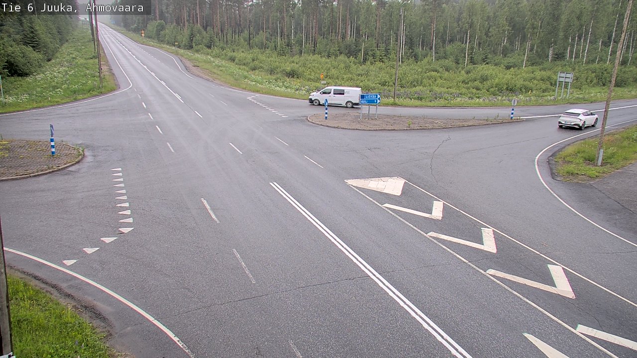 Weather Camera Image Väg 6 Juga, Ahmovaara, Juuka, Pohjois-Karjala