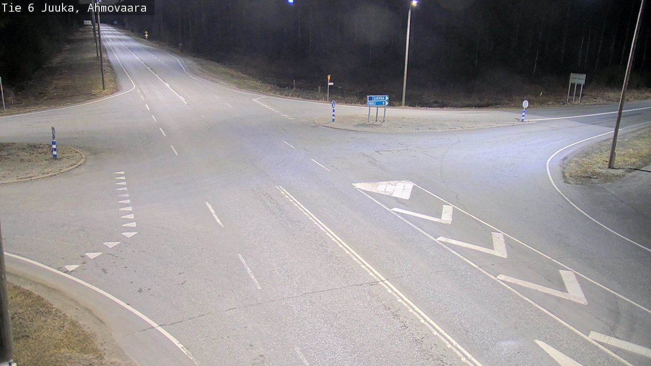 Weather Camera Image Road 6 Juuka, Ahmovaara, Juuka, Pohjois-Karjala