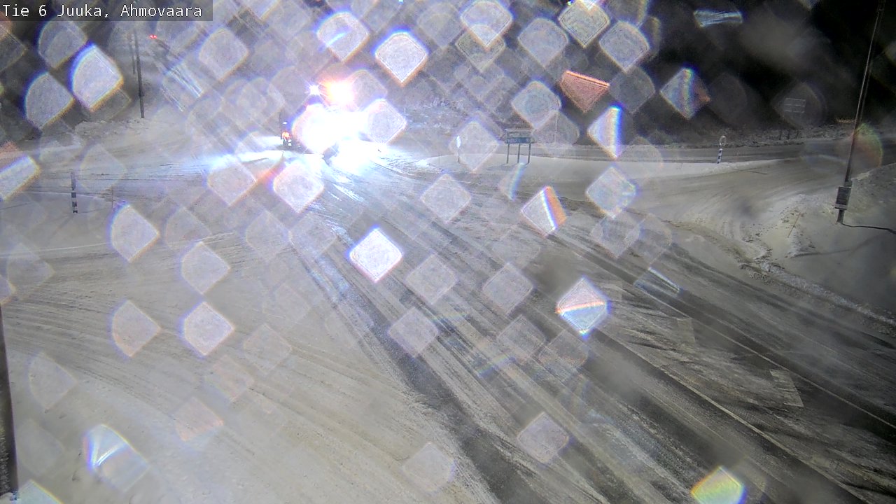 Weather Camera Image Väg 6 Juga, Ahmovaara, Juuka, Pohjois-Karjala