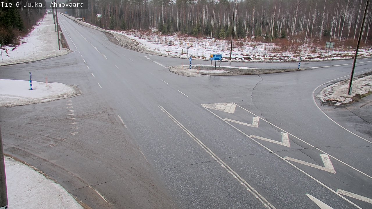 Weather Camera Image Road 6 Juuka, Ahmovaara, Juuka, Pohjois-Karjala