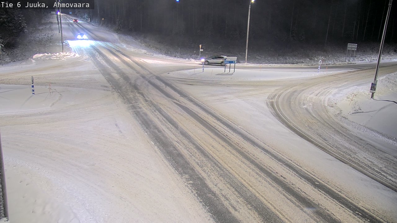 Weather Camera Image Väg 6 Juga, Ahmovaara, Juuka, Pohjois-Karjala