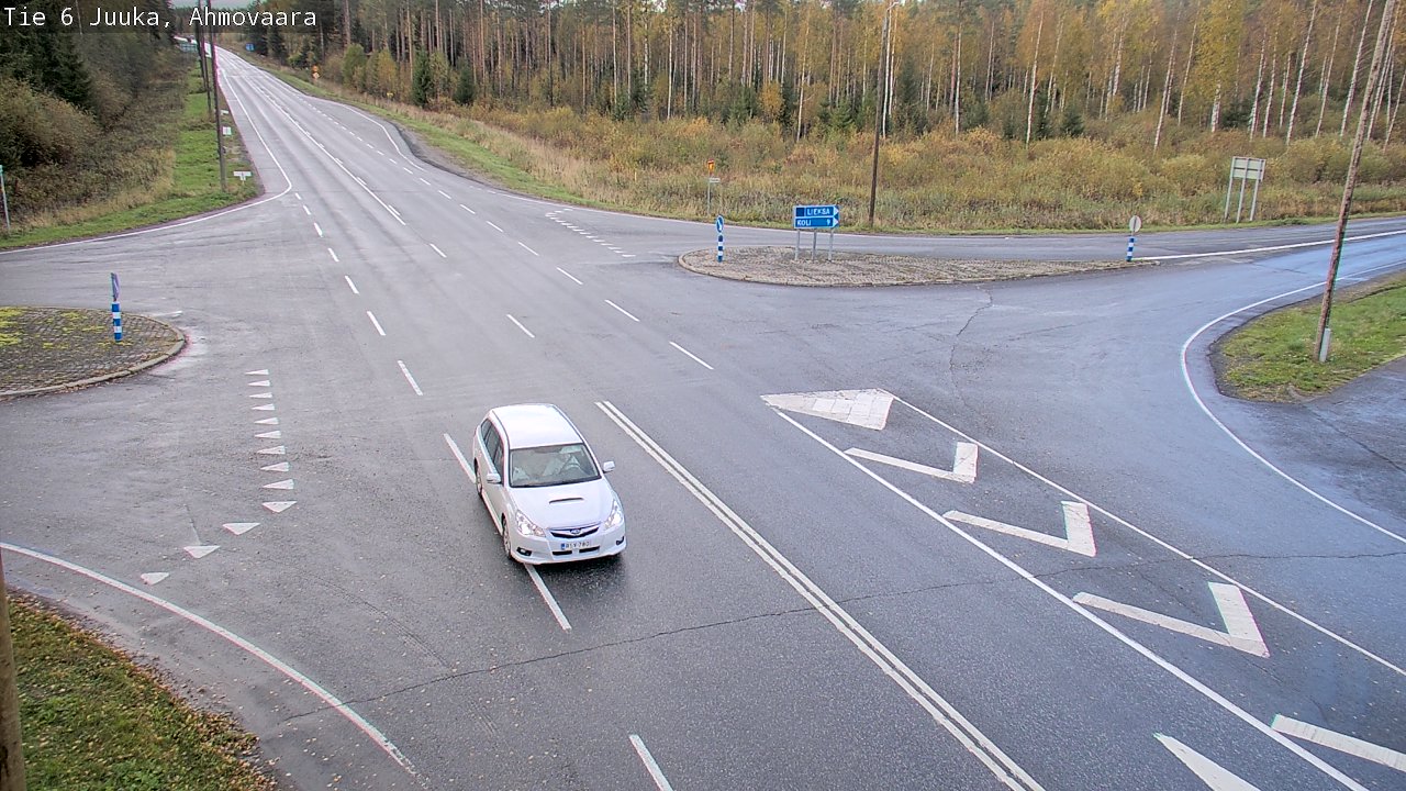 Weather Camera Image Väg 6 Juga, Ahmovaara, Juuka, Pohjois-Karjala