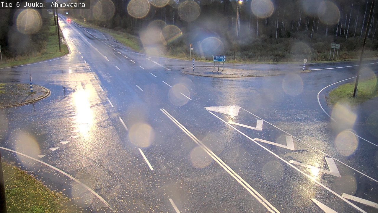 Weather Camera Image Väg 6 Juga, Ahmovaara, Juuka, Pohjois-Karjala