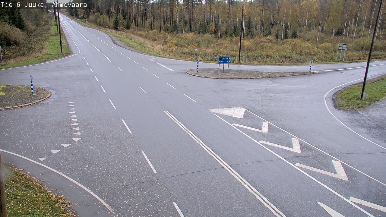 Weather Camera Image Väg 6 Juga, Ahmovaara, Juuka, Pohjois-Karjala