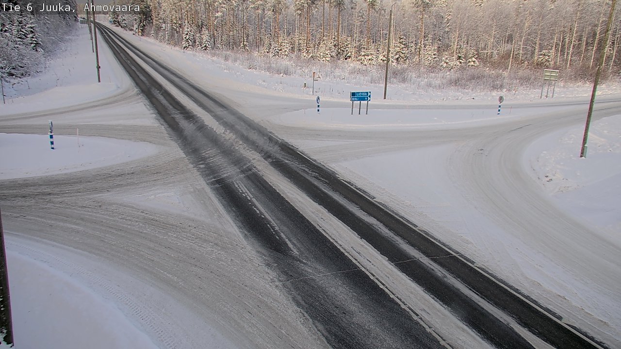 Weather Camera Image Road 6 Juuka, Ahmovaara, Juuka, Pohjois-Karjala