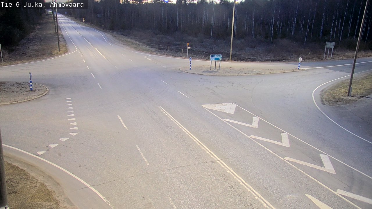 Weather Camera Image Road 6 Juuka, Ahmovaara, Juuka, Pohjois-Karjala